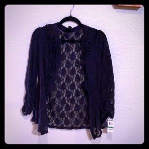 Style & Co. Lace Button Up Cardigan 🌺